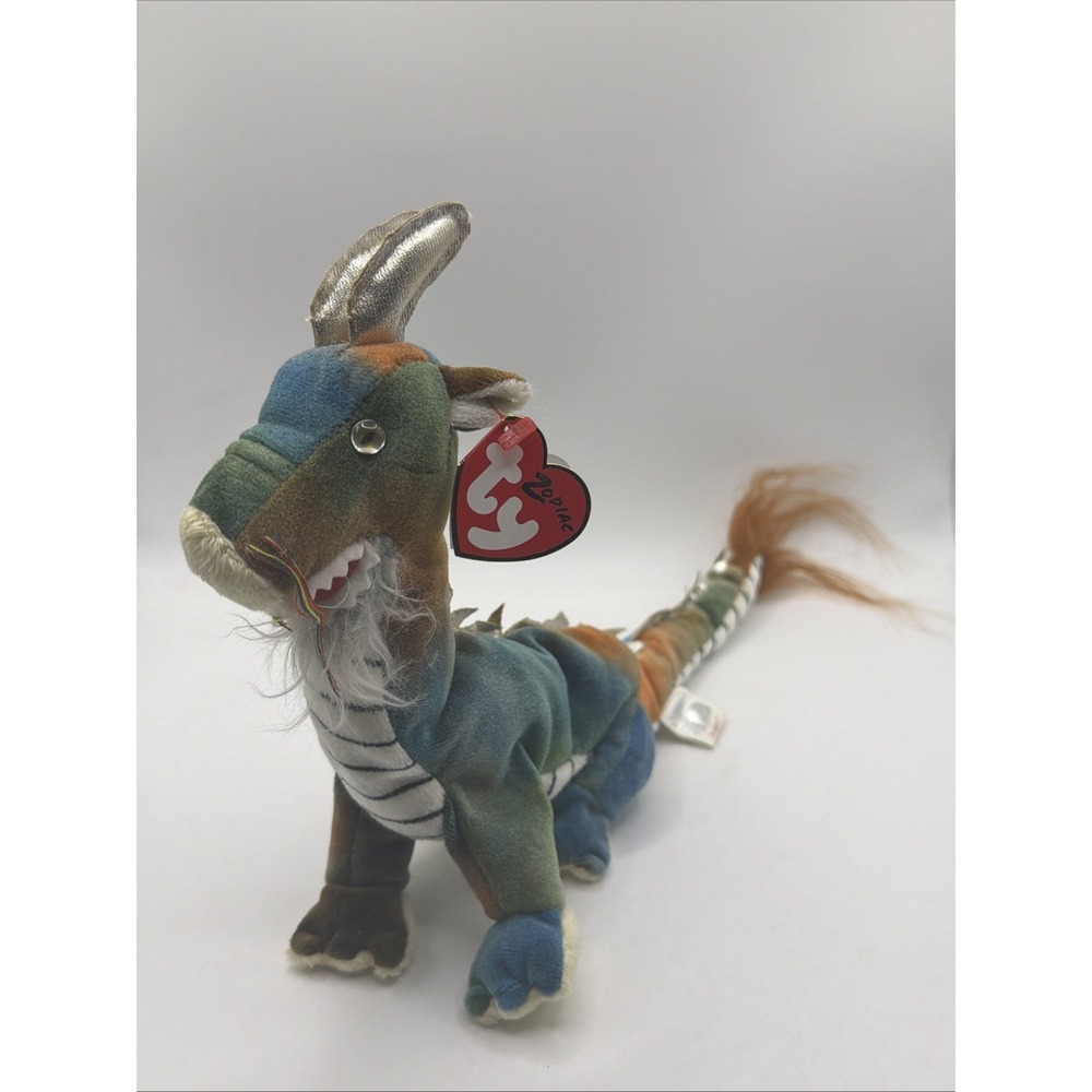 Ty Beanie Baby Babies Zodiac Dragon Plush Stuffed Animal 2000 Multicolor Tag